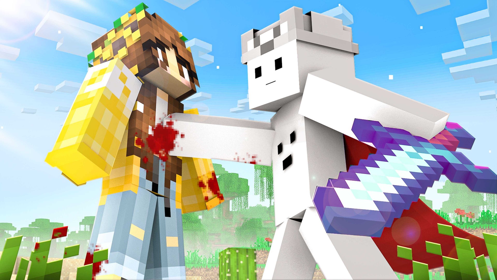 Sunflower vs Snow Knight