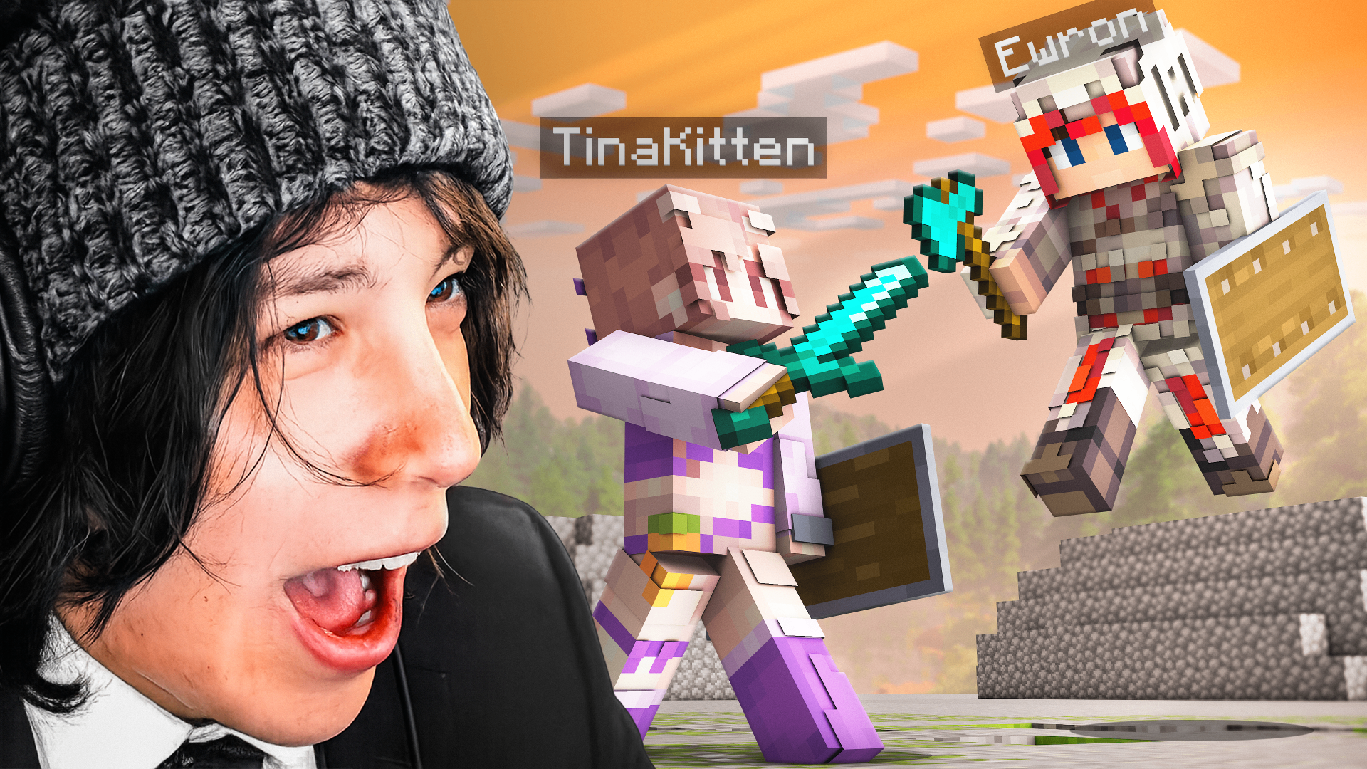 TinaKitten vs Ewron — Duel